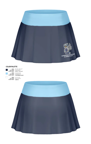 Skort, Oakwood-Windsor Elementary, Spirit Store, Teamtime, Team time, sublimation, custom sports apparel, team uniforms, spirit wear, spiritwear, sports uniforms, custom shirts, team store, custom team store, fundraiser sports, apparel fundraiser