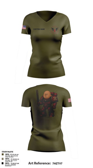 Womens Short Sleeve Performance Polo, CCo, 1-508PIR (OG), Army, Teamtime, Team time, sublimation, custom sports apparel, team uniforms, spirit wear, spiritwear, sports uniforms, custom shirts, team store, custom team store, fundraiser sports, apparel fundraiser