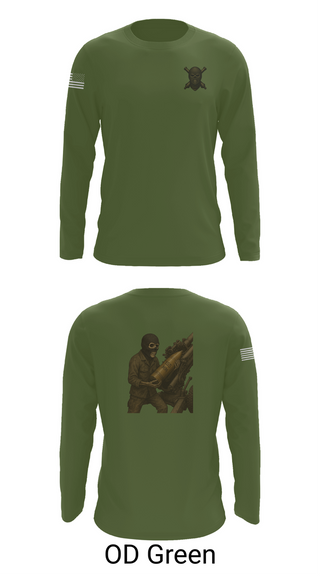 Long Sleeve Performance Shirt, 2/11 Battery H, Marines, Teamtime, Team time, sublimation, custom sports apparel, team uniforms, spirit wear, spiritwear, sports uniforms, custom shirts, team store, custom team store, fundraiser sports, apparel fundraiser