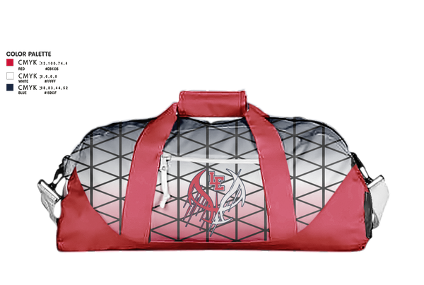 Duffle Bag, Lugoff-Elgin High School Basketball, Men's Basketball, Teamtime, Team time, sublimation, custom sports apparel, team uniforms, spirit wear, spiritwear, sports uniforms, custom shirts, team store, custom team store, fundraiser sports, apparel fundraiser