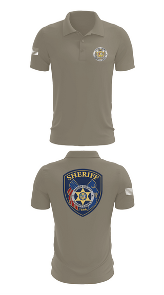 Short Sleeve Performance Polo, Saluda County Sheriff's Office, Police, Teamtime, Team time, sublimation, custom sports apparel, team uniforms, spirit wear, spiritwear, sports uniforms, custom shirts, team store, custom team store, fundraiser sports, apparel fundraiser