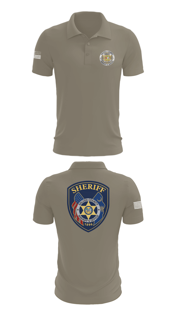 Short Sleeve Performance Polo, Saluda County Sheriff's Office, Police, Teamtime, Team time, sublimation, custom sports apparel, team uniforms, spirit wear, spiritwear, sports uniforms, custom shirts, team store, custom team store, fundraiser sports, apparel fundraiser