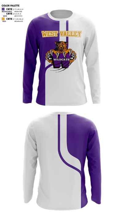 West Valley 15754723 Long Sleeve Performance Shirt 3