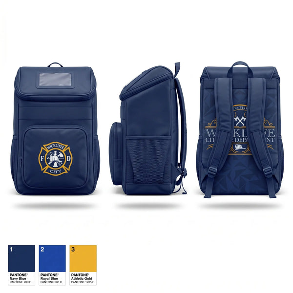 Gear Bag, WICKLIFFE CITY FIRE DEPARTMENT, Fire Department, Teamtime, Team time, sublimation, custom sports apparel, team uniforms, spirit wear, spiritwear, sports uniforms, custom shirts, team store, custom team store, fundraiser sports, apparel fundraiser
