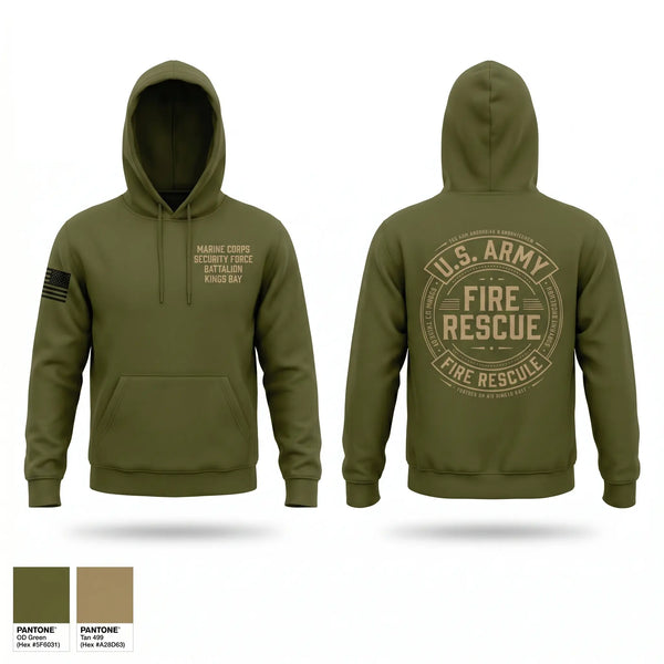 Hoodie, Marine Corps Security Force Battalion Kings Bay, Marines, Teamtime, Team time, sublimation, custom sports apparel, team uniforms, spirit wear, spiritwear, sports uniforms, custom shirts, team store, custom team store, fundraiser sports, apparel fundraiser