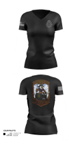 Hopkinsville Fire Department 27614987 Women's Short Sleeve V-neck Shirt - 22
