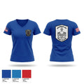 Greenwood Lake Police 21452923 Women's Short Sleeve V-neck Shirt - 1