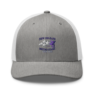 New Orleans Metro Stars Track Club Retro Trucker Hat | Yupoong 6606