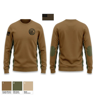 Crew Neck Sweatshirt, Ruck-Out, Army, Teamtime, Team time, sublimation, custom sports apparel, team uniforms, spirit wear, spiritwear, sports uniforms, custom shirts, team store, custom team store, fundraiser sports, apparel fundraiser