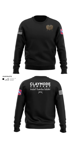 Crew Neck Sweatshirt, C CO 1-138 IN REGT, , Teamtime, Team time, sublimation, custom sports apparel, team uniforms, spirit wear, spiritwear, sports uniforms, custom shirts, team store, custom team store, fundraiser sports, apparel fundraiser