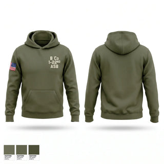 Hoodie, B Co 122ND ASB, Army, Teamtime, Team time, sublimation, custom sports apparel, team uniforms, spirit wear, spiritwear, sports uniforms, custom shirts, team store, custom team store, fundraiser sports, apparel fundraiser