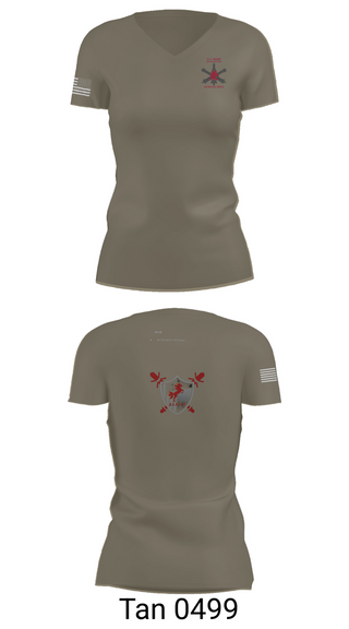 Womens Short Sleeve Vneck Shirt, 5-4 ADAR, Army, Teamtime, Team time, sublimation, custom sports apparel, team uniforms, spirit wear, spiritwear, sports uniforms, custom shirts, team store, custom team store, fundraiser sports, apparel fundraiser