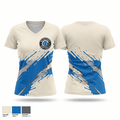 Lost and Found 59114543 Women's Short Sleeve V-neck Shirt - 1