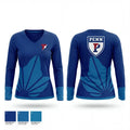 PENNSYLVANIA 74407177 Women's Long Sleeve V-neck Shirt - 1