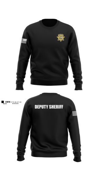 Crew Neck Sweatshirt, Florence County Sheriff's Office, Police, Teamtime, Team time, sublimation, custom sports apparel, team uniforms, spirit wear, spiritwear, sports uniforms, custom shirts, team store, custom team store, fundraiser sports, apparel fundraiser