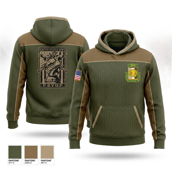 Hoodie, 351st, Army, Teamtime, Team time, sublimation, custom sports apparel, team uniforms, spirit wear, spiritwear, sports uniforms, custom shirts, team store, custom team store, fundraiser sports, apparel fundraiser