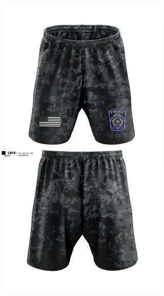 Athletic Shorts With Pockets, Prairieville Township police, Police, Teamtime, Team time, sublimation, custom sports apparel, team uniforms, spirit wear, spiritwear, sports uniforms, custom shirts, team store, custom team store, fundraiser sports, apparel fundraiser