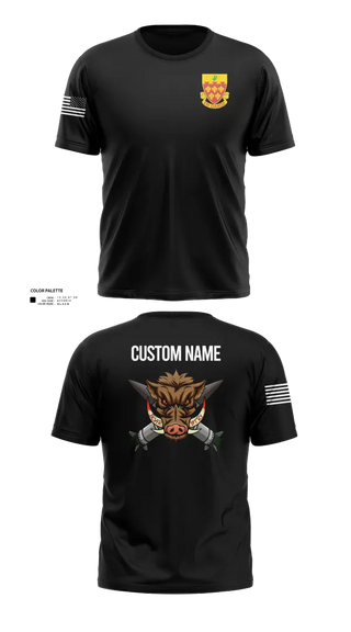 Short Sleeve Performance Shirt, 1-77 FA Bravo Btry, Army, Teamtime, Team time, sublimation, custom sports apparel, team uniforms, spirit wear, spiritwear, sports uniforms, custom shirts, team store, custom team store, fundraiser sports, apparel fundraiser