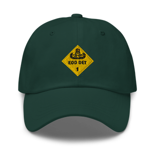 1st EOD DET 18111177 Classic Dad Hat | Yupoong 6245CM