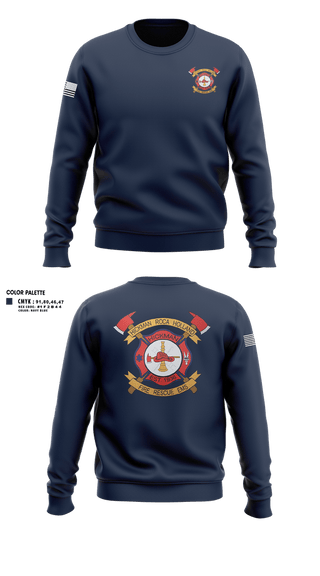 Crew Neck Sweatshirt, Hickman Fire and Rescue, Fire Department, Teamtime, Team time, sublimation, custom sports apparel, team uniforms, spirit wear, spiritwear, sports uniforms, custom shirts, team store, custom team store, fundraiser sports, apparel fundraiser