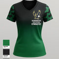 Barrington High School Gymnastics 6144044 Women's Short Sleeve V-neck Shirt - 21