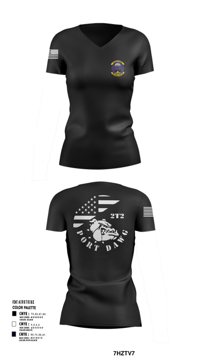 32D APS 96213364 Women's Short Sleeve V-neck Shirt - 102