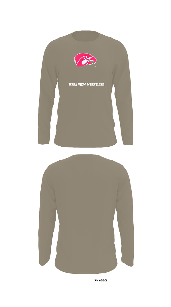 Long Sleeve Performance Shirt, Mesa View Wrestling, Wrestling, Teamtime, Team time, sublimation, custom sports apparel, team uniforms, spirit wear, spiritwear, sports uniforms, custom shirts, team store, custom team store, fundraiser sports, apparel fundraiser