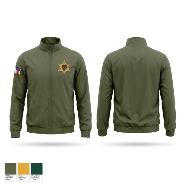 Windbreaker, Del Norte County Sheriff's Office, Police, Teamtime, Team time, sublimation, custom sports apparel, team uniforms, spirit wear, spiritwear, sports uniforms, custom shirts, team store, custom team store, fundraiser sports, apparel fundraiser