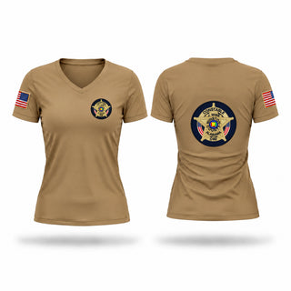 Womens Short Sleeve Vneck Shirt, Winston County Constable, Police, Teamtime, Team time, sublimation, custom sports apparel, team uniforms, spirit wear, spiritwear, sports uniforms, custom shirts, team store, custom team store, fundraiser sports, apparel fundraiser