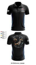 AFJROTC MS-081 DRONE TEAM 88778530 Short Sleeve Performance Polo - 209