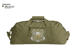 Duffle Bag, SAR K9, EMS/EMT, Teamtime, Team time, sublimation, custom sports apparel, team uniforms, spirit wear, spiritwear, sports uniforms, custom shirts, team store, custom team store, fundraiser sports, apparel fundraiser