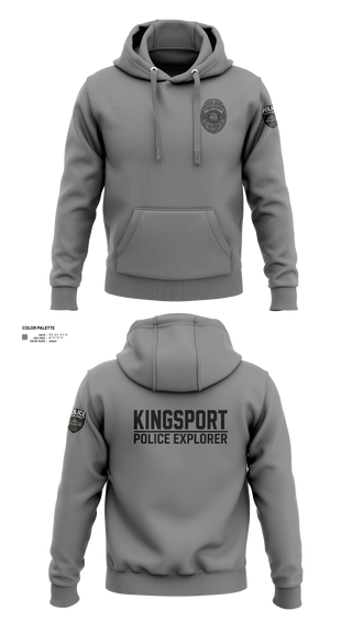 Hoodie, Kingsport Police Explorer Post, Police, Teamtime, Team time, sublimation, custom sports apparel, team uniforms, spirit wear, spiritwear, sports uniforms, custom shirts, team store, custom team store, fundraiser sports, apparel fundraiser
