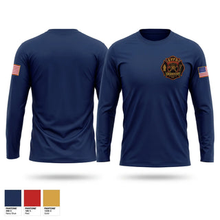 Long Sleeve Performance Shirt, Granbury Volunteer Fire Department, Fire Department, Teamtime, Team time, sublimation, custom sports apparel, team uniforms, spirit wear, spiritwear, sports uniforms, custom shirts, team store, custom team store, fundraiser sports, apparel fundraiser