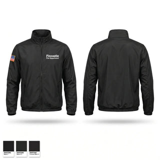 Windbreaker, Fincastle Fire Department, Fire Department, Teamtime, Team time, sublimation, custom sports apparel, team uniforms, spirit wear, spiritwear, sports uniforms, custom shirts, team store, custom team store, fundraiser sports, apparel fundraiser
