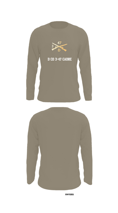 D Co 3-47 Cadre Long Sleeve Performance Shirt 72