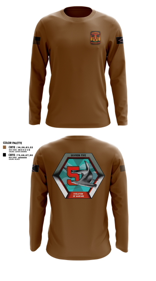 Long Sleeve Performance Shirt, UUVRON 5, Navy, Teamtime, Team time, sublimation, custom sports apparel, team uniforms, spirit wear, spiritwear, sports uniforms, custom shirts, team store, custom team store, fundraiser sports, apparel fundraiser