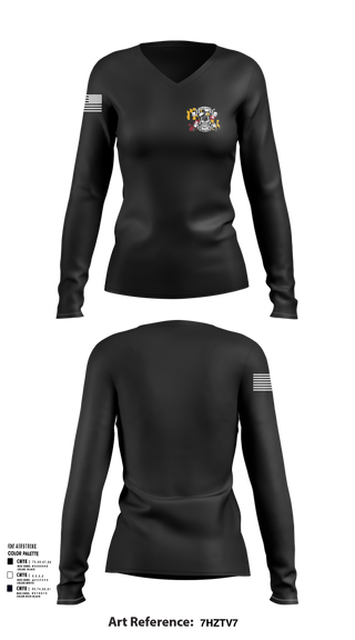 Womens Long Sleeve Vneck Shirt, Columbia Cutthroat, , Teamtime, Team time, sublimation, custom sports apparel, team uniforms, spirit wear, spiritwear, sports uniforms, custom shirts, team store, custom team store, fundraiser sports, apparel fundraiser