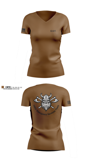 Womens Short Sleeve Vneck Shirt, 148th E.S.T., Police, Teamtime, Team time, sublimation, custom sports apparel, team uniforms, spirit wear, spiritwear, sports uniforms, custom shirts, team store, custom team store, fundraiser sports, apparel fundraiser