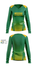 westend lil senators 40298885 Women's Long Sleeve V-neck Shirt - 2