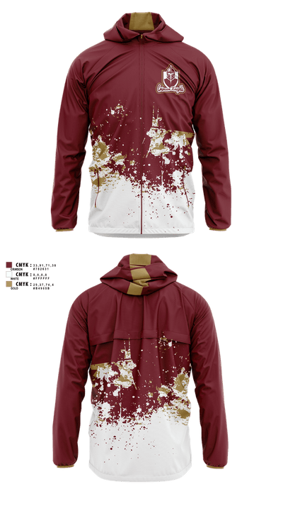 Whittier Crimson Knights 84805386 Windbreaker - 1