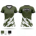 Reeths- puffer rockets 55322043 Women's Short Sleeve V-neck Shirt - 1