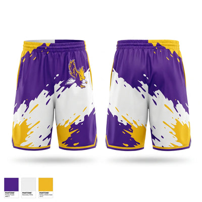 Eaton Basketball Mens Reversible Basketball Shorts - 1