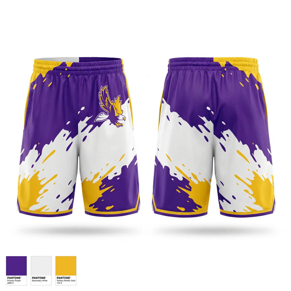 Mens Reversible Basketball Shorts, Eaton Basketball, Men's Basketball, Teamtime, Team time, sublimation, custom sports apparel, team uniforms, spirit wear, spiritwear, sports uniforms, custom shirts, team store, custom team store, fundraiser sports, apparel fundraiser