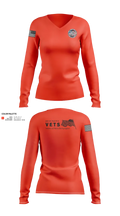 South Texas UPVETS 49501444 Women's Long Sleeve V-neck Shirt - 21