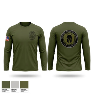 Long Sleeve Performance Shirt, Glenpool Street Crimes Unit, Police, Teamtime, Team time, sublimation, custom sports apparel, team uniforms, spirit wear, spiritwear, sports uniforms, custom shirts, team store, custom team store, fundraiser sports, apparel fundraiser