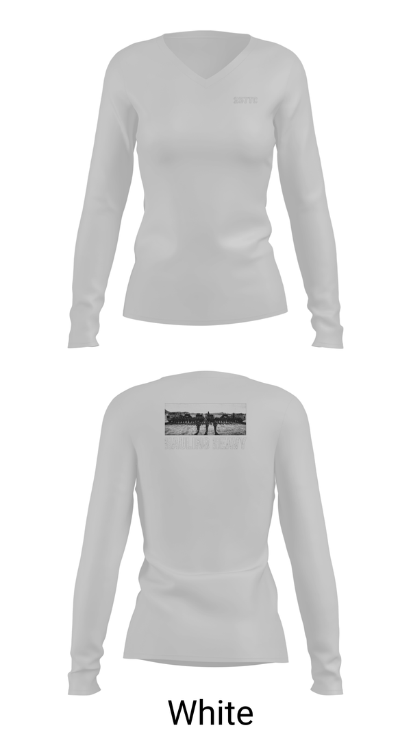 Womens Long Sleeve Vneck Shirt, 257TC, Army, Teamtime, Team time, sublimation, custom sports apparel, team uniforms, spirit wear, spiritwear, sports uniforms, custom shirts, team store, custom team store, fundraiser sports, apparel fundraiser