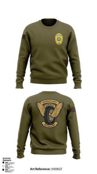 Crew Neck Sweatshirt, Henderson County Motor Unit, Police, Teamtime, Team time, sublimation, custom sports apparel, team uniforms, spirit wear, spiritwear, sports uniforms, custom shirts, team store, custom team store, fundraiser sports, apparel fundraiser