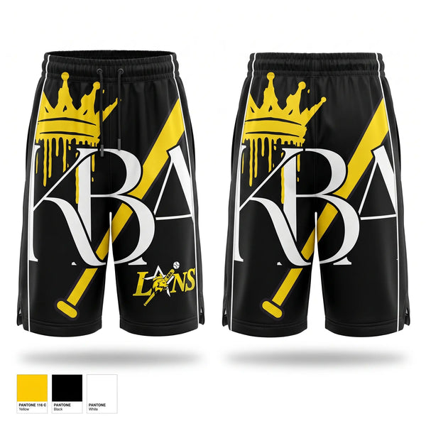 Athletic Shorts With Pockets, KBALIONS, Baseball, Teamtime, Team time, sublimation, custom sports apparel, team uniforms, spirit wear, spiritwear, sports uniforms, custom shirts, team store, custom team store, fundraiser sports, apparel fundraiser