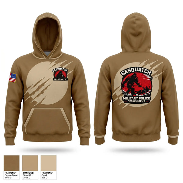 Hoodie, 222nd MP Detachment, Army, Teamtime, Team time, sublimation, custom sports apparel, team uniforms, spirit wear, spiritwear, sports uniforms, custom shirts, team store, custom team store, fundraiser sports, apparel fundraiser