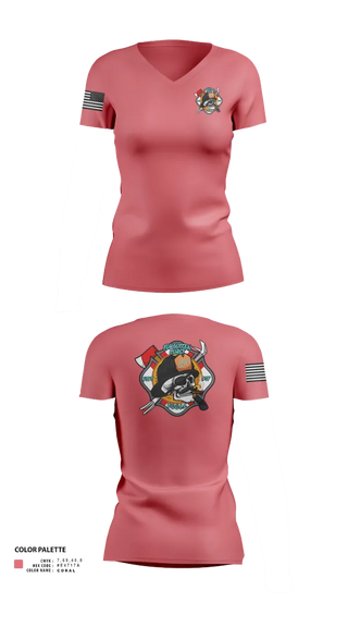 Womens Short Sleeve Vneck Shirt, Forgotten Coast F.O.O.L.S., , Teamtime, Team time, sublimation, custom sports apparel, team uniforms, spirit wear, spiritwear, sports uniforms, custom shirts, team store, custom team store, fundraiser sports, apparel fundraiser